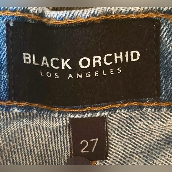 Black Orchid High Rise Frayed Denim Shorts Women’s size 27 - Picture 4 of 7